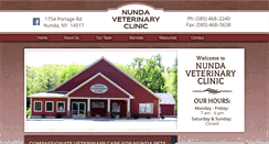 Desktop Screenshot of nundaveterinaryclinic.com