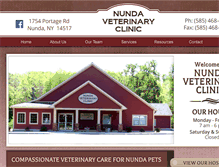 Tablet Screenshot of nundaveterinaryclinic.com
